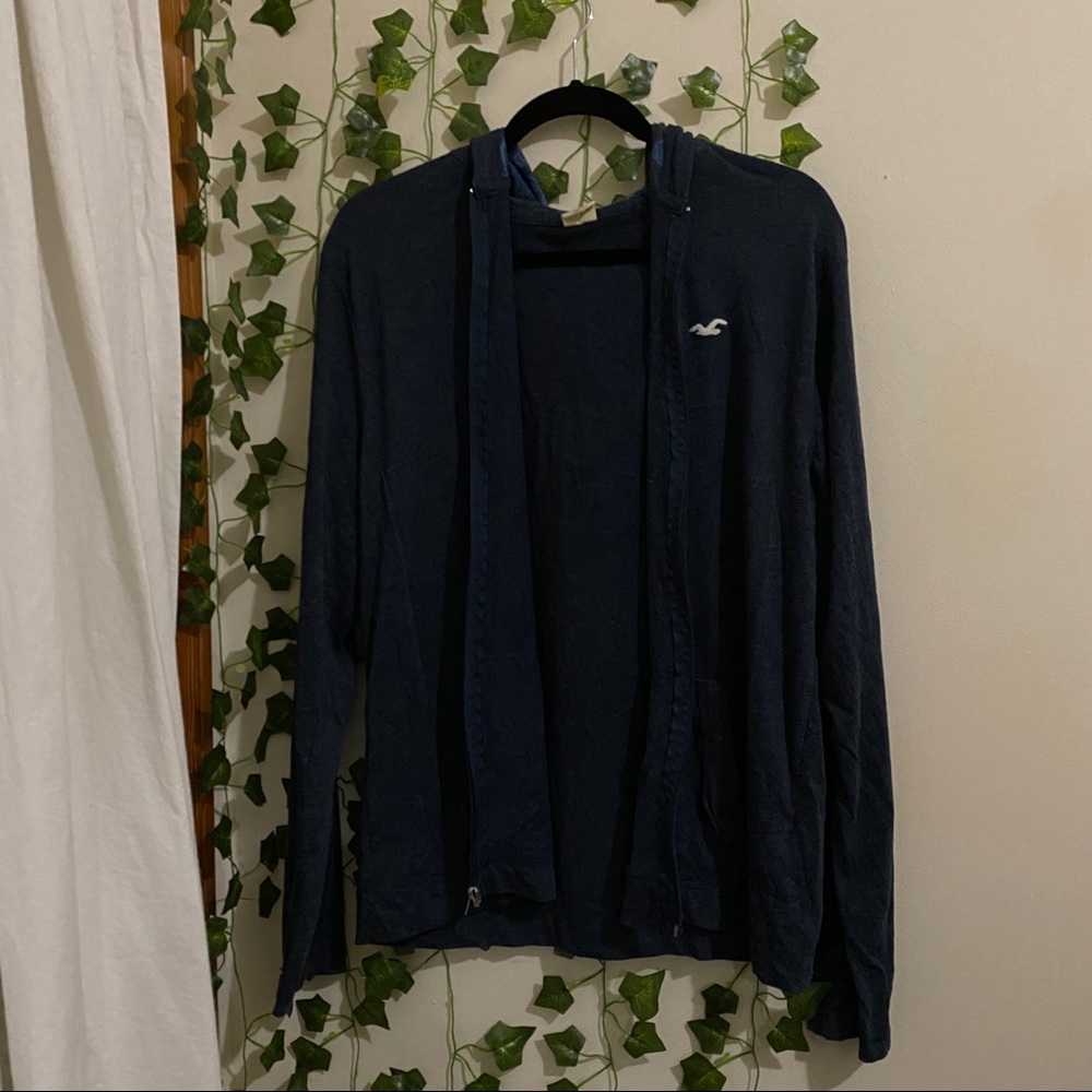 Hollister lightweight hooded jacket (worn once)
